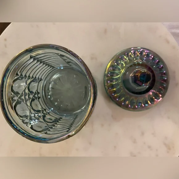 Vintage Indiana Glass Windsor Royal Brighton sugar bowl with a lid. - Picture 12 of 17